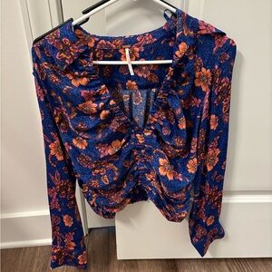 Free people silk top